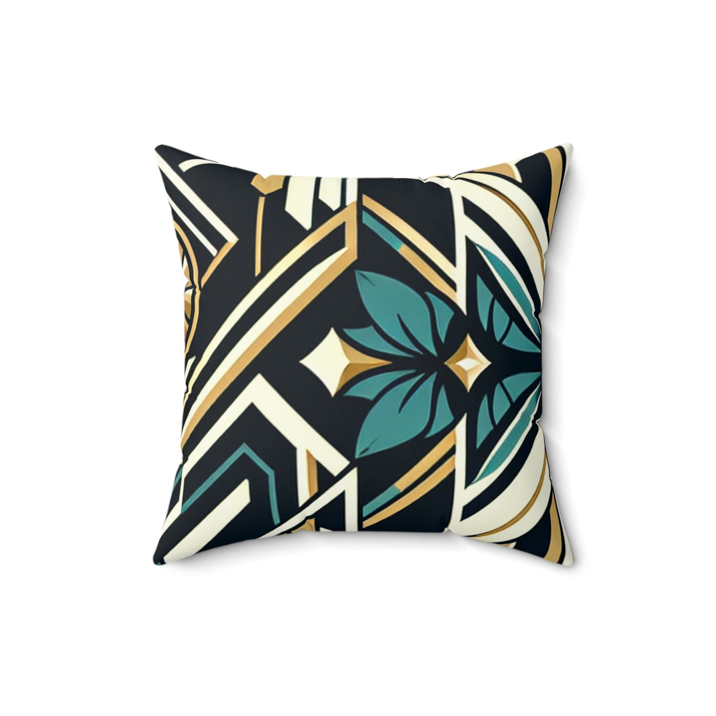 "Gleaming Geometrics"- Throw Pillow