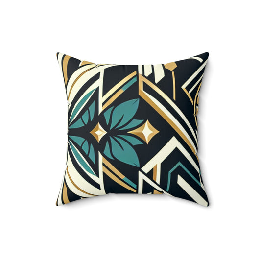 "Gleaming Geometrics"- Throw Pillow