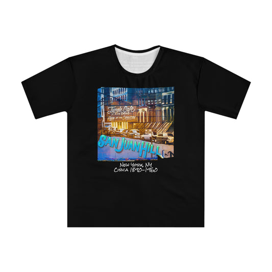 San Juan Hill, NY Men's Black T-shirt
