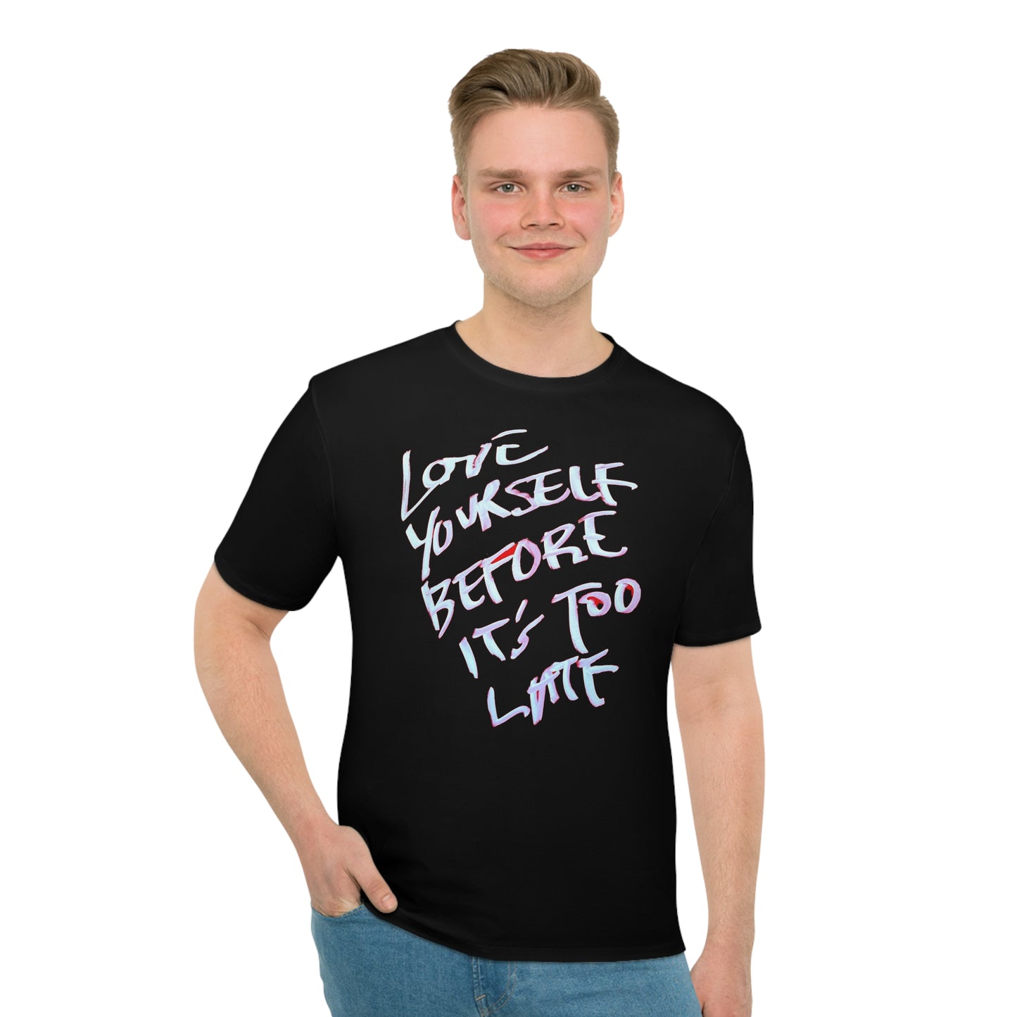 Self Love Reminder Men's Black T-shirt