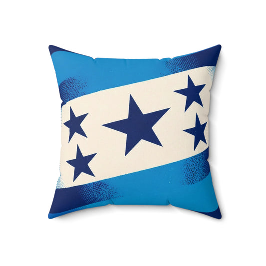 Honduran Flag Throw Pillow