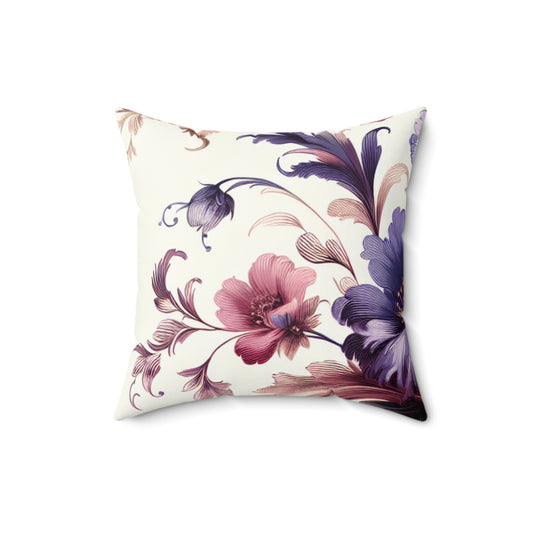 "Fleurs de Provence" Throw Pillow