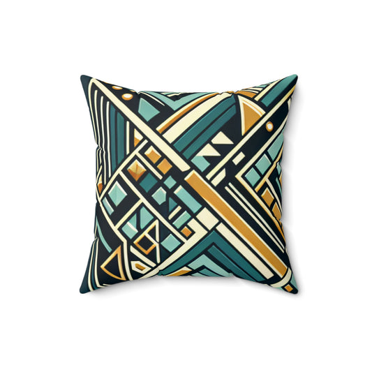 Elegant Eclectic Angles - Throw Pillow