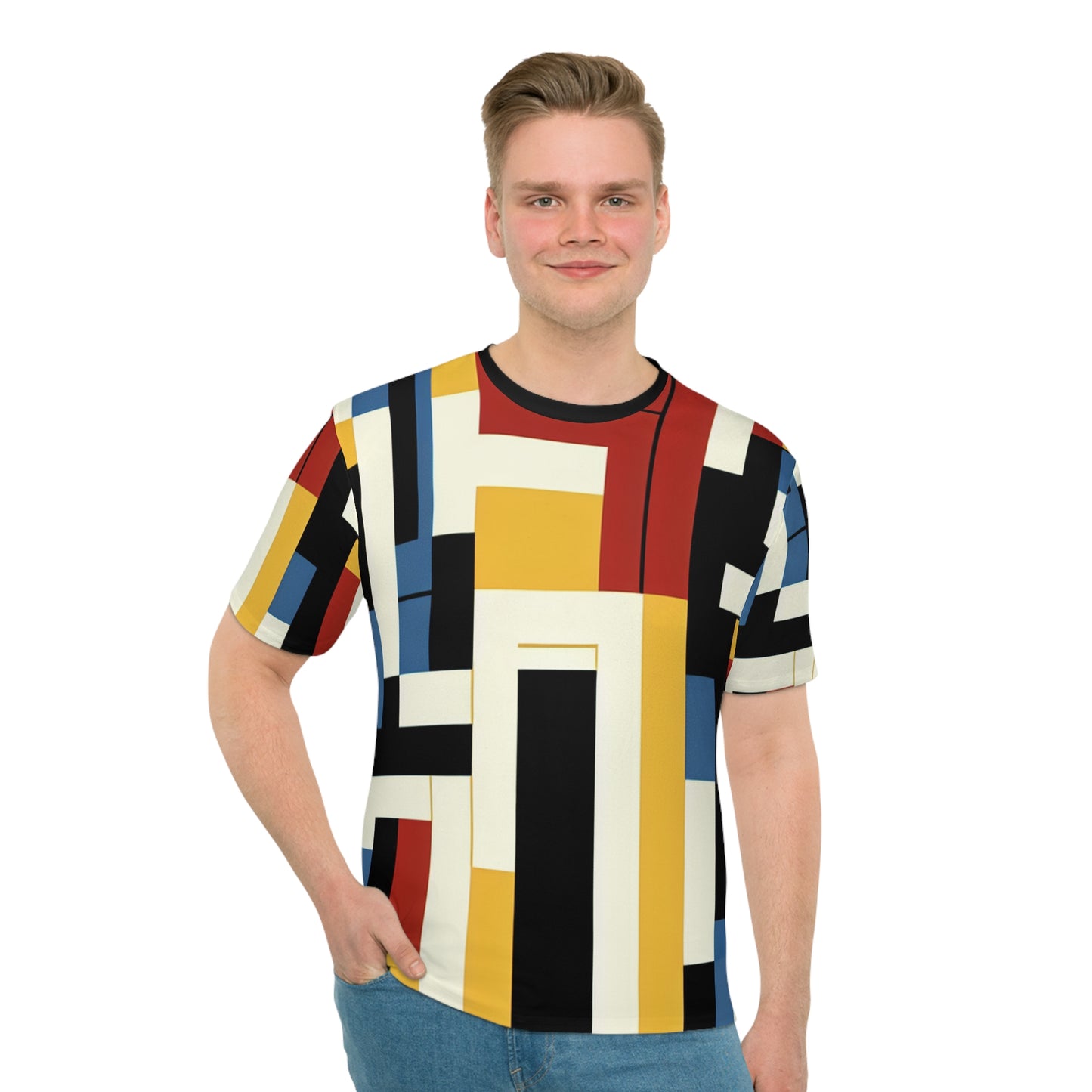 Mondrian Revival Shirt - Men's T-shirt