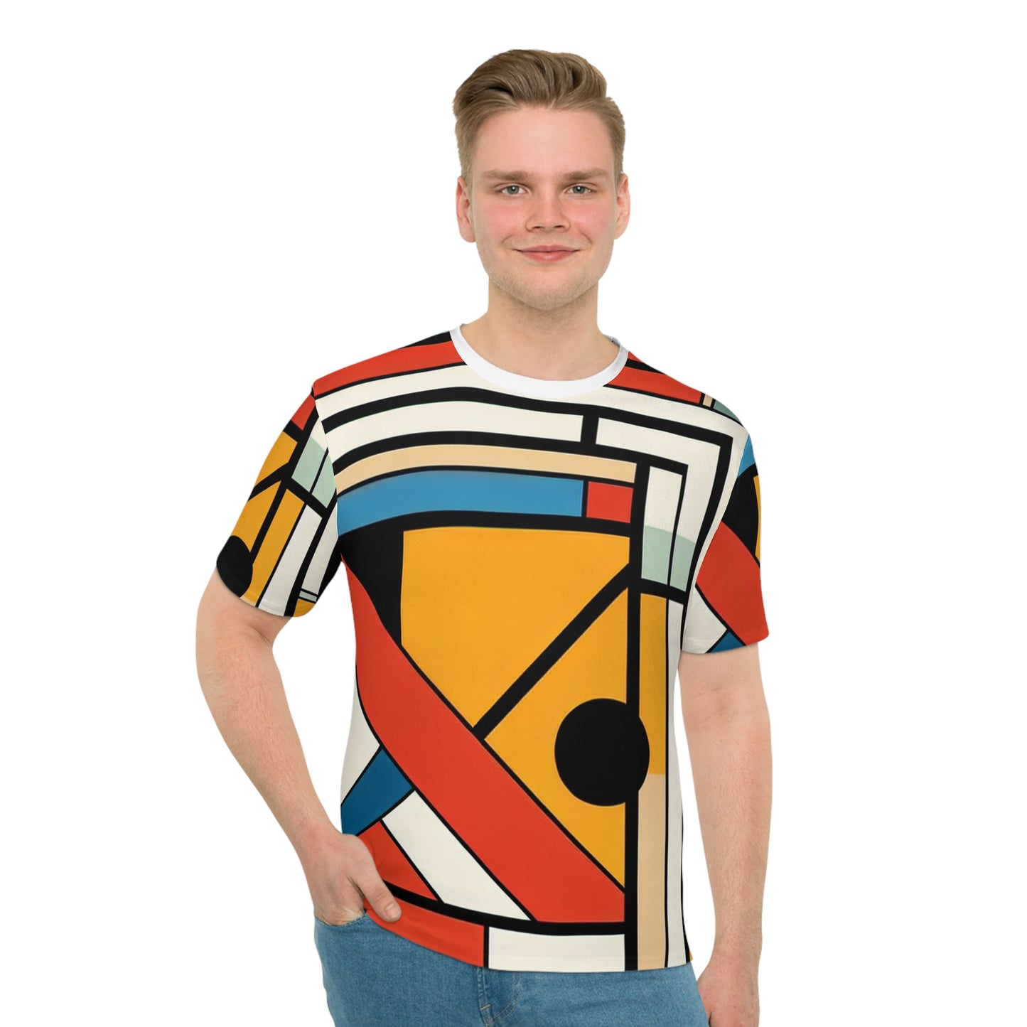 Mondrian Mirage - Men's T-shirt