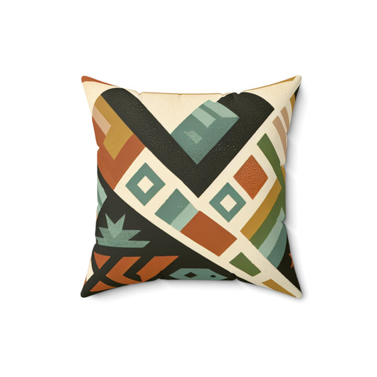 Terracotta Sunburst Pillow- Throw Pillow