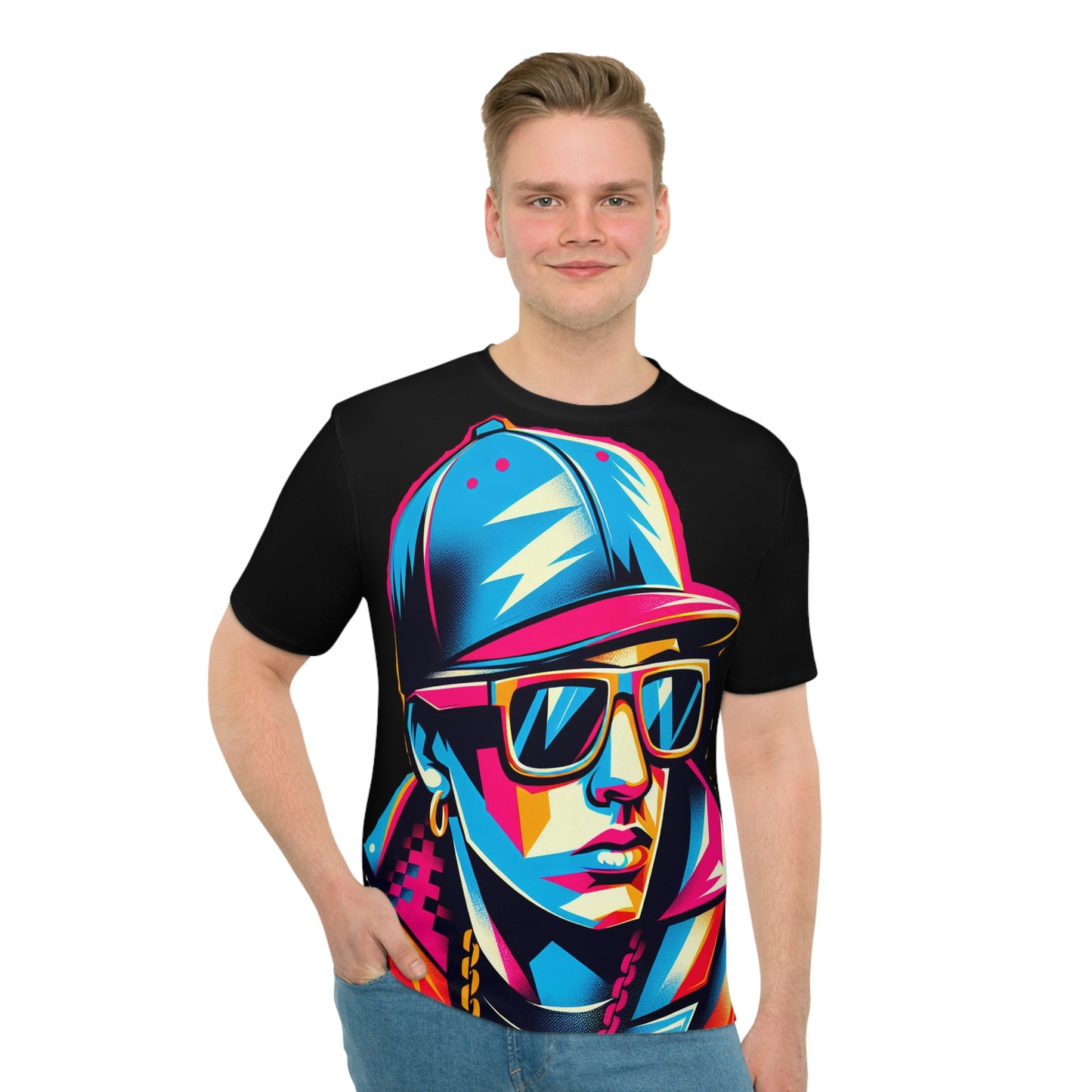 Neon Pop Art Men's T-shirt
