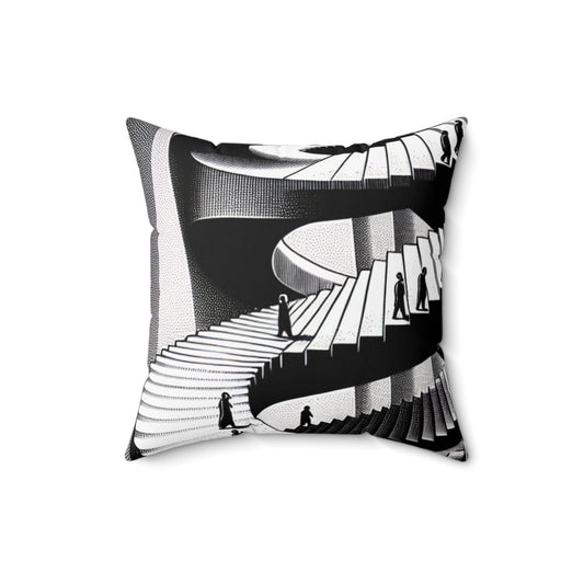 Abyssal Stairwell Pillow- Throw Pillow