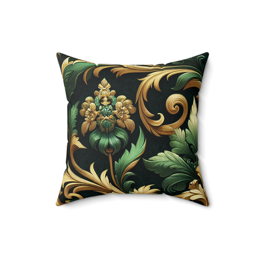 "Verdant Splendor"- Throw Pillow