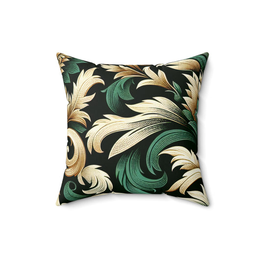 "Luxurious Lush Zephyr" Throw Pillow