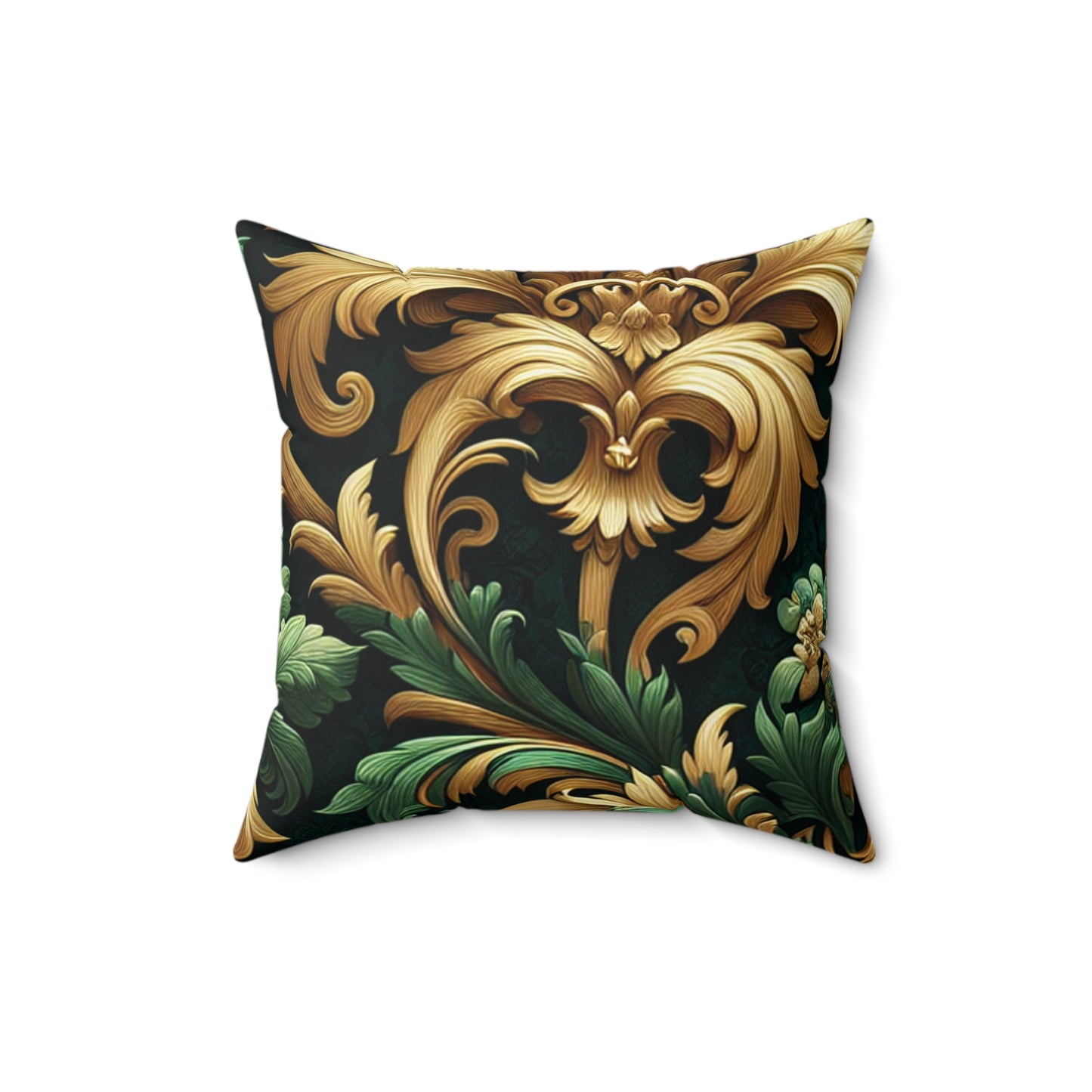 "Verdant Splendor"- Throw Pillow