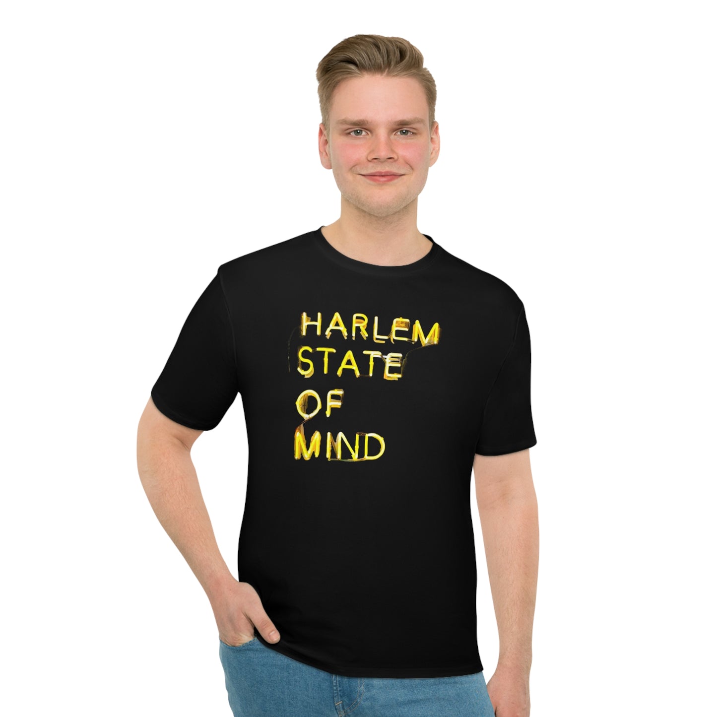 Harlem State Of Mind Men's Black T-shirt