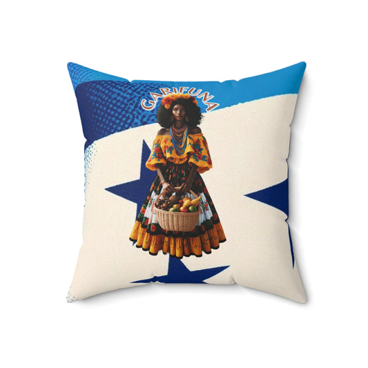 Garifuna Beauty Throw Pillow