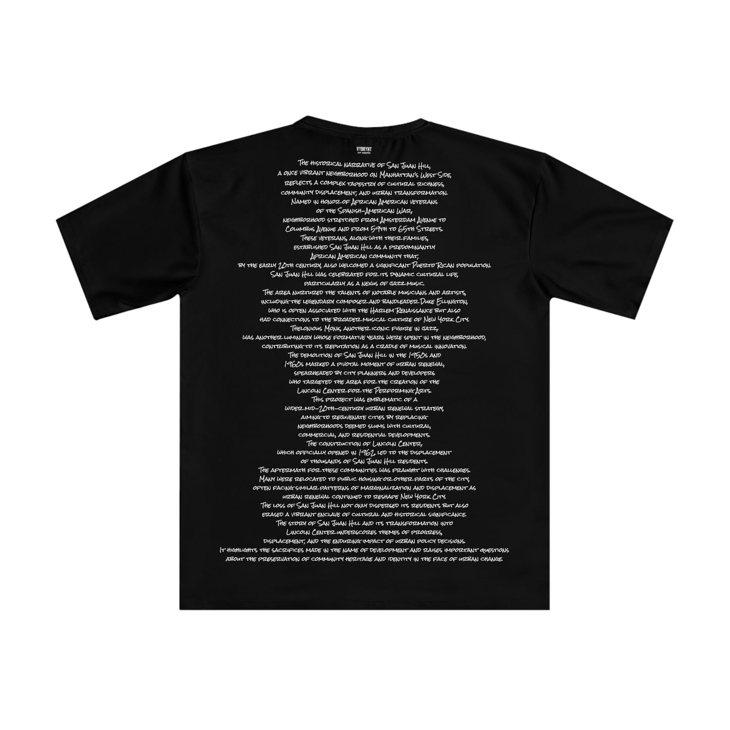 San Juan Hill, NY Men's Black T-shirt