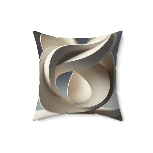 Elegant Curves Modern Throw Pillow