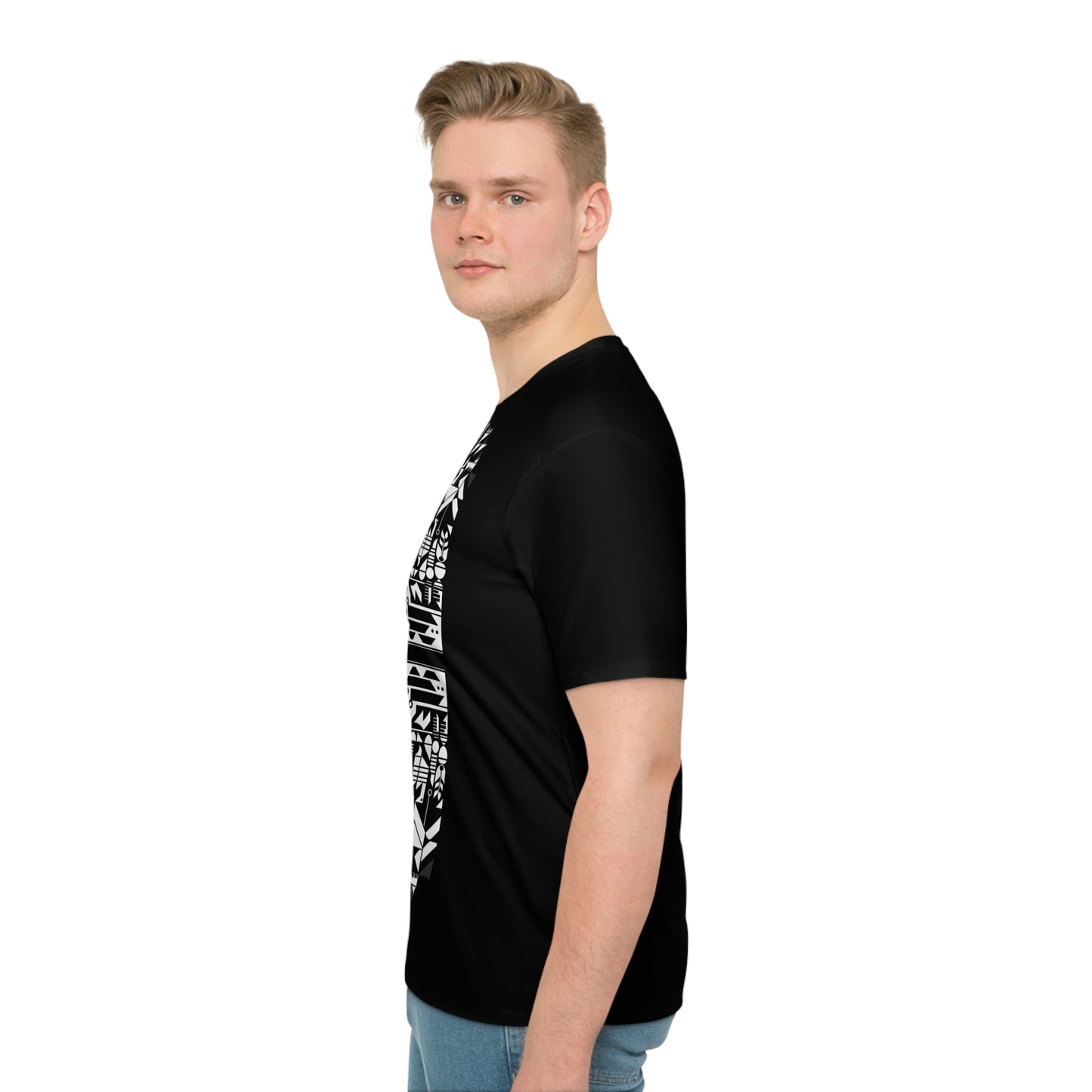 Warlideko Men's Black T-shirt