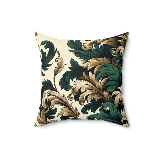 "Emerald Splendor" Throw Pillow