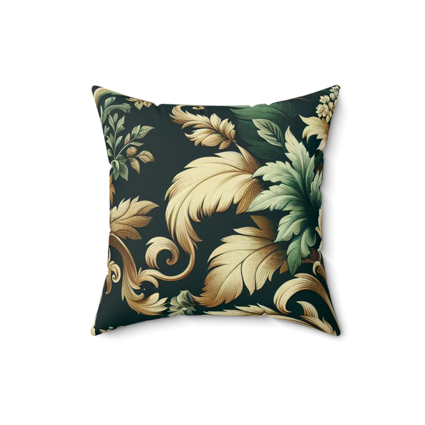 "Emerald Maiden" Throw Pillow