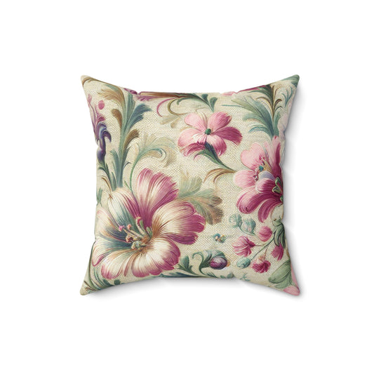 "Fleur de Soie"- Throw Pillow