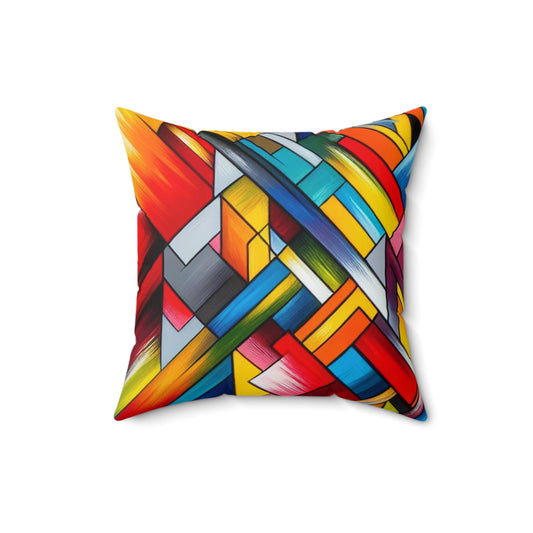 "Kandinsky's Colorful Palette"- Throw Pillow